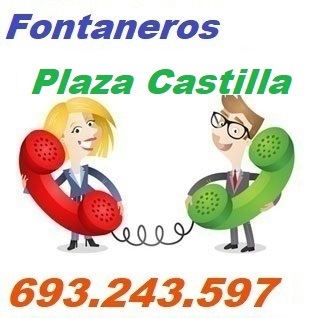 Telefono de la empresa fontaneros Plaza Castilla