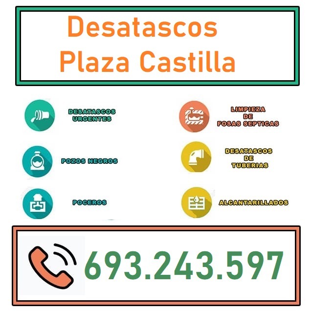 Desatascos Plaza Castilla